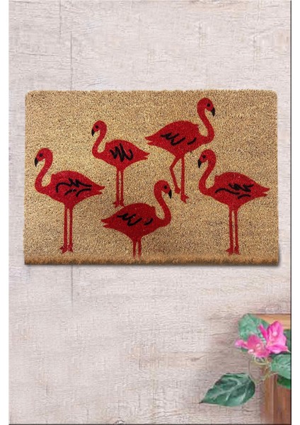 Coco Chimore 40X60 cm Doğal Koko Kıl Paspas,hindistan Naturel Kapı Önü Paspası