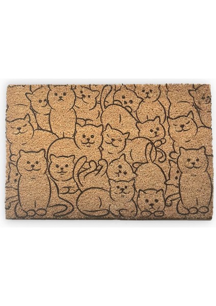 Coco Galia 40X60 cm Kıl Paspas,dekoratif Çok Amaçlı Iç ve Dış Kapı Paspası fiyatları