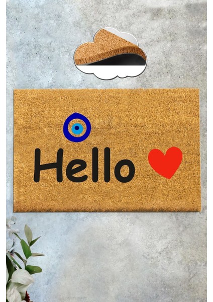 Coco Evil Mat Doğal Koko Paspas,kıl Kapı Önü Paspası