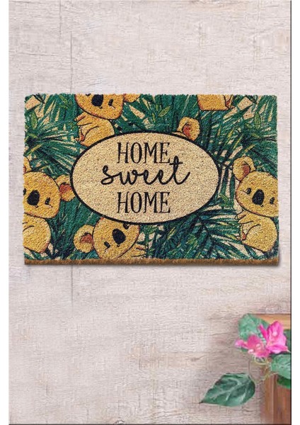 Coco Greenkoa 40X60 cm Doğal Koko Kıl Paspas,hindistan Naturel Kapı Önü Paspası