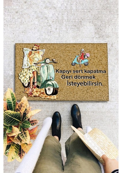 Vespa Pvc Kaymaz Taban Iç ve Dış Kapı Önü Paspasları