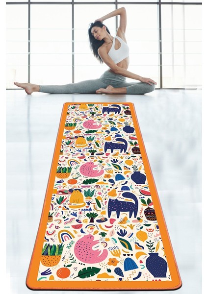 Regnba 60X200 cm Djt Yoga,spor,fitness,pilates Halısı Yıkanabilir Kaymaz