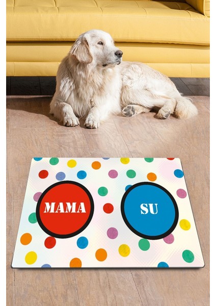 Pvc Alimente Kedi Köpek Mama Paspası Köpek - Kedi Eşyaları Malzemeleri Aksesuarı