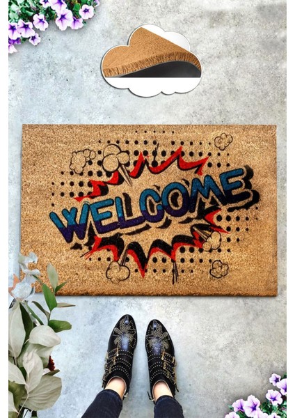 Coco Effet Doğal Koko Paspas,kıl Kapı Önü Paspası