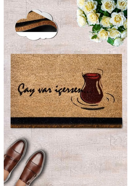 Coco Çay Doğal Koko Paspas,kıl Kapı Önü Paspası