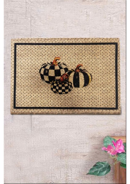 Coco Trong 40X60 cm Doğal Koko Kıl Paspas,hindistan Naturel Kapı Önü Paspası