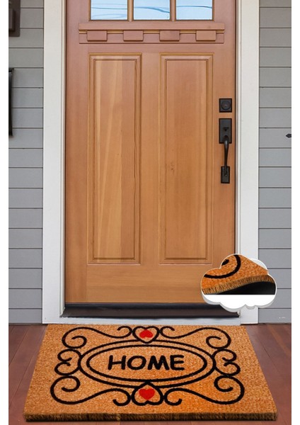 Coco Both Doğal Koko Paspas,kıl Kapı Önü Paspası 40x60 Cm