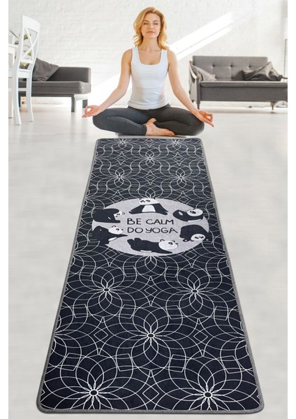 Be Calm Djt 60X200 cm Yoga,spor,fitness,pilates Halısı Yoga Matı Yıkanabilir Kaymaz