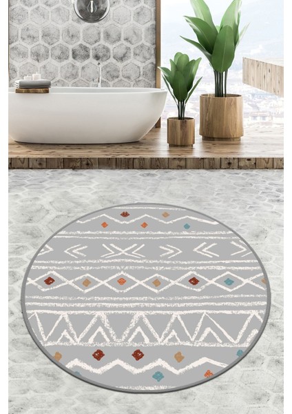 Ballocco Çap Banyo Halısı Djt 140X140 Cm, Banyo Halısı , Banyo Paspası Yıkanabilir