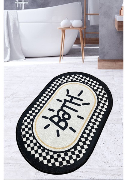 Vita Bona Banyo Halısı Djt 70X120 cm Yıkanabilir , Kaymaz Taban Banyo