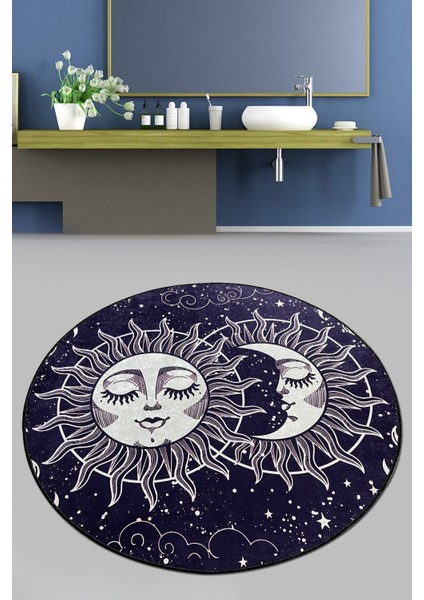 Aten Çap Banyo Halısı Djt 120 x 120 cm