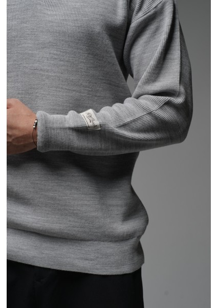 Kingbrich Polo Yaka Oversize Kalıp Erkek Triko Kazak fiyatları