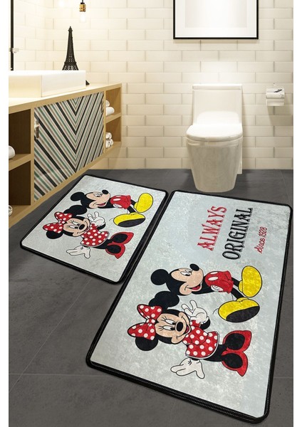 Always Original 2 Li Set Banyo Halısı Djt