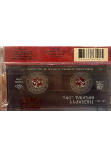 Therapy? ‎– Infernal Love 1995 Baskı (Kaset) fiyatları