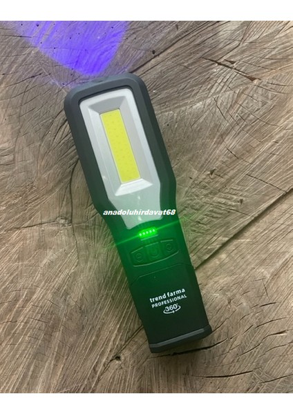USB Mıknatıslı Güçlü LED Fener Para Kontrol Mor Işık Klima Kaçak Tesbit