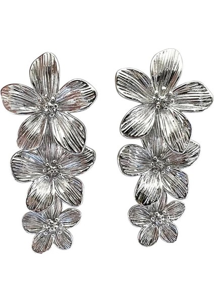 Flower Garden Çiçek Detaylı Küpe