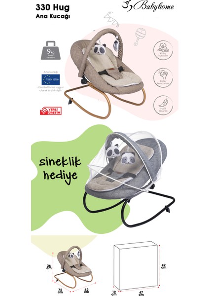 9 In 1 Yeni Doğan Full Set 950 Travel Sistem Bebek Arabası 330 Sallanır Ana Kucağı