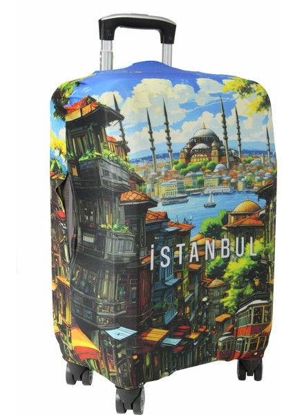 118 Istanbul 2 Valiz / Bavul Kılıfı - 118 Istanbul 2 modelleri
