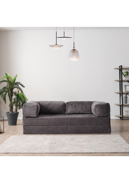 Lounge Aktivite Koltuğu Çok Amaçlı Koltuk Yatak Antrasit