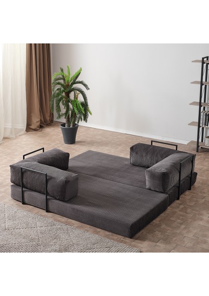 Lounge Aktivite Koltuğu Çok Amaçlı Koltuk Yatak Antrasit