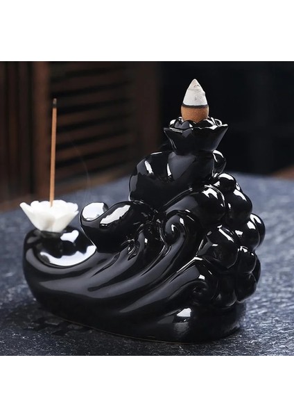 No.8 Stili Sıcak Geri Akış Tütsü Brülör Şelale Seramik Duman (Yurt Dışından) modelleri