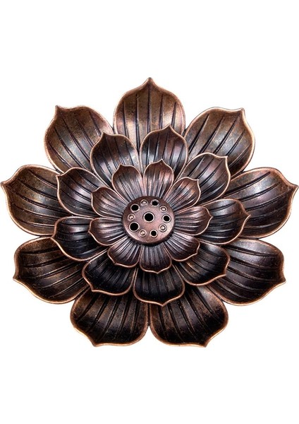 L Tarzı Alaşım Tütsü Brülör Çubuk Tutucu Budizm Lotus Hattı Tütsü (Yurt Dışından)