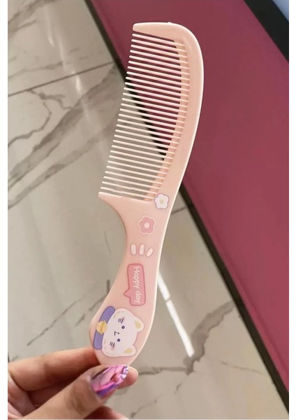 Pembe Renk Saç Tarama Fırçası/ Tarak