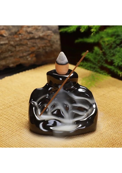 C Stili 2022 Yeni Yıl Dekorasyon Şelale Tütsü Brülör Mini Geri Akış Buda Buhurdan (Yurt Dışından) fırsatları