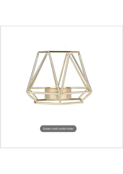 S-Altın Tarzı Iskandinav Işık Lüks Mumluk Altın Demir Mumluk Gül Altın Avrupa Romantik Mum Bardak Masa Dekorasyonu (Yurt Dışından)