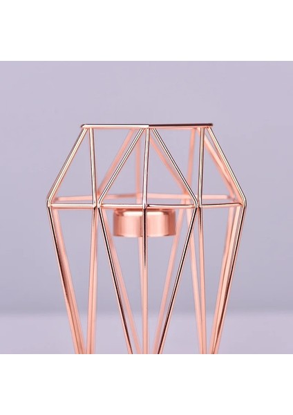 S-Altın Tarzı Iskandinav Işık Lüks Mumluk Altın Demir Mumluk Gül Altın Avrupa Romantik Mum Bardak Masa Dekorasyonu (Yurt Dışından) modelleri