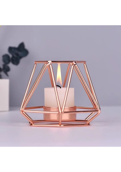 S-Altın Tarzı Iskandinav Işık Lüks Mumluk Altın Demir Mumluk Gül Altın Avrupa Romantik Mum Bardak Masa Dekorasyonu (Yurt Dışından) indirimleri