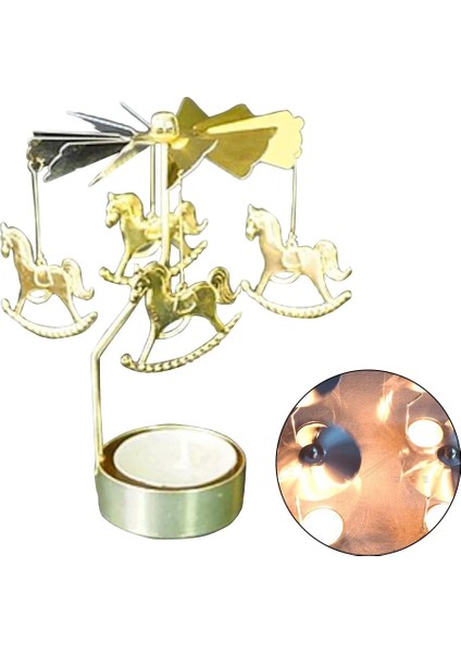 No.2 Tarzı Dönen G Mumluk Düğün Noel Ev Dekorasyonu Metal Tealight Şamdan (Yurt Dışından) indirimleri