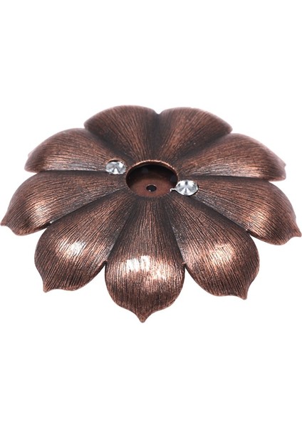 3.8 3.8Cm Altın Stili Yeni 1 Adet Alaşım Tütsü Brülör Çubuk Tutucu Plaka Budizm Lotus Buhurdan Bronz Nasturtium Tütsü Brülör Tütsü Çeşmesi (Yurt Dışından)