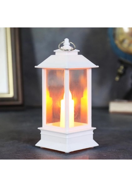B04 Stili Gösterisi Olarak Retro Noel Mumluk Bahçe Gecesi Düğün Çay Işık Romantik Düğün Rüzgar Işık Noel Cadılar Bayramı Led Gece Lambası (Yurt Dışından)