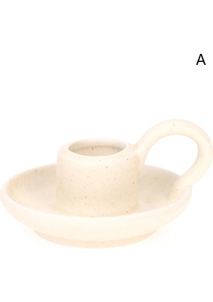 Resim Stili Olarak Seramik Iskandinav Mumluk Mum Basit Geometrik Bardak Şeklindeki Ev Dekorasyon Mumluk Ev Ev Seramik Süsler (Yurt Dışından)