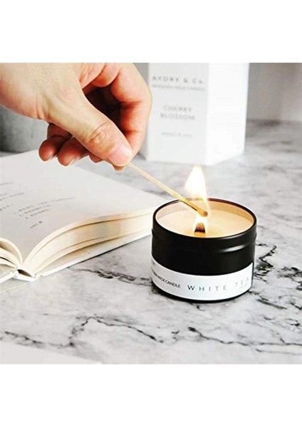 Yızı-12.5X75Mm Stili Cottonwooden Mum Fitilleri Bazlı Saf Pamuk Mum Fitili Çekirdek Dıy Mum Yapımı Kaynağı El Yapımı Soya Parfin Balmumu Fitili (Yurt Dışından) modelleri