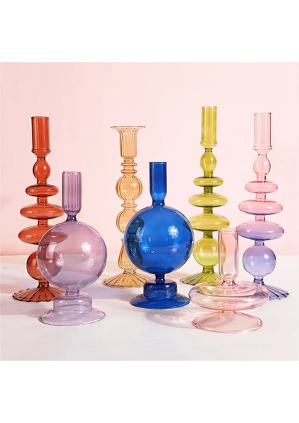 No.15 Tarzı Iskandinav Cam Mumluk Konik Mumluklar Ev Düğün Odası Dekorasyon Için Şamdanlar Parti Cam Vazo Masa Kitaplık (Yurt Dışından) modelleri