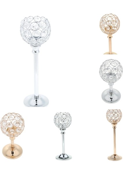 Altın M Stili Mozaik Kristal Düğün si Şamdan Mum Çay Işık Tutucu Etkinlikler Için Standı Düğün Ev Partisi Dekoru Gümüş Altın (Yurt Dışından) fiyatları