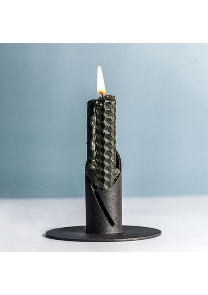 Stilb Stili S Beden Demir Siyah Şamdan Mumluklar Ayağı Düğün Dekorasyon Parti Festivali Portavelas Şamdan Sanat Ev Dekorasyonu (Yurt Dışından)