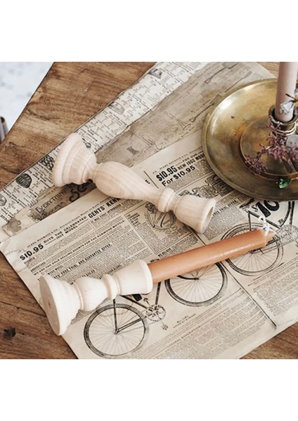 Koyu 17X6Cm Stili 3 Boyutlu Ahşap Eski Şamdanlar Masa Mumluk Ev Düğün Dekorları Ahşap Mumluklar Dekorasyon (Yurt Dışından) modelleri