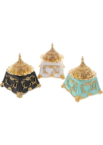 Bir Stil2 Stili 1 Adet Klasik Retro Orta Doğu Arap Reçine Altın Metal Tütsü Brülör Kapak Aroma Soba Süsleme Ev Dekorasyon Süsler Dekor (Yurt Dışından) fırsatları