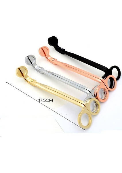 Go Tarzı 17Cm Paslanmaz Çelik Mum Fitili Giyotin Kandil Trim Veya Kesici Snuffer Aracı Kanca Makası (Yurt Dışından) fırsatları
