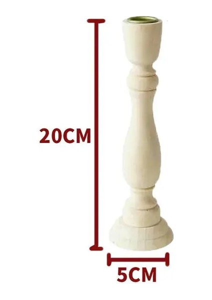 20X5Cm Tarzı 3 Boyutlu Ahşap Eski Şamdanlar Masa Mumluk Ev Düğün Dekorları Ahşap Mumluklar Dekorasyon (Yurt Dışından)