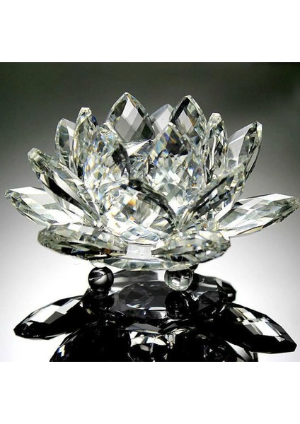 Bir Stil Kristal Lotus Cam Şekil Kağıt Ağırlığı Süsleme Feng Shui Dekor Koleksiyonu Eski Ev Dekor Aksesuarları El Sanatları Heykelcik ler (Yurt Dışından) fiyatları