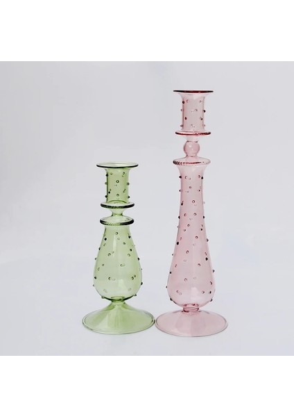 Lavanta Tarzı Düğün Süslemeleri Için Cam Mumluk Şamdan Romantik Şamdanlar Iskandinav Mum Standı Mumluklar Cam (Yurt Dışından)