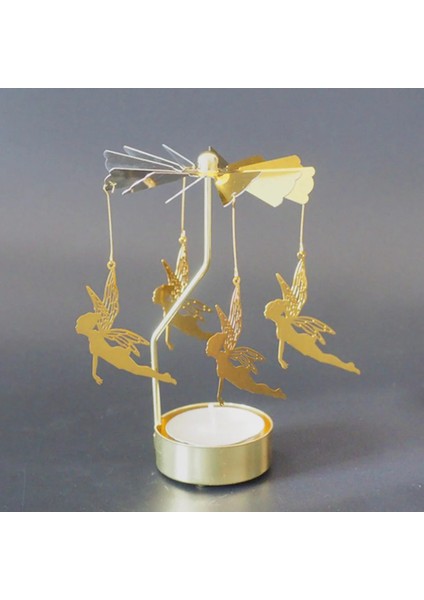 No.8 Stili Gümüş Altın Şamdanlar Dönen Romantik Rotatiog Atlıkarınca Çay Işık Mumluk Akşam Yemeği Düğün Bar Partisi (Yurt Dışından) fırsatları