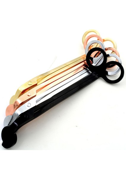 Siyah Stil 18Cm Paslanmaz Çelik Mum Fitili Giyotin Kandil Trim Veya Kesici Snuffer Aracı Kanca Makası (Yurt Dışından) fiyatları