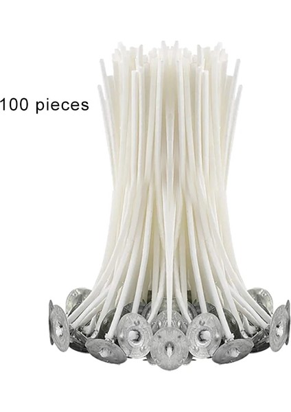 15Cm Tarzı Dıy Mum Fitili Mum Fitili İle Tereyağı Fitili Mum Yapımı Için 9Cm 15Cm 20Cm Diy Dumansız Balmumu Fitili Sıkı Dokuma (Yurt Dışından)