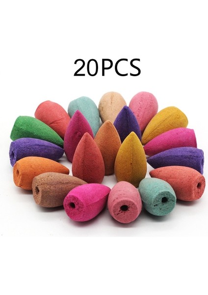 20 Adet Tarzı Bobin Buhurdan Tütsü Brülörleri Seramik Tütsü Brülörleri Taşınabilir Porselen Buhurdan Budizm Tütsülük Ev Çay Evi Yoga Stüdyosu (Yurt Dışından)