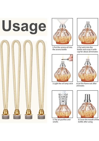 Gümüş-18Mm Çap Stili Paskalya Anneler Günü Koku Lambaları Fitil Katalitik Brülör Hava Sıkıca Kontrol Kandil Fitil Değiştirme (Yurt Dışından) indirimleri